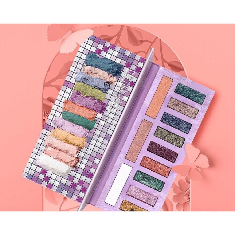 New Okalan  Eyeshadow Palette "Diamond Glitter" With 12 Colors
